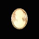 Kamé broche / 
Vedhæng i 18k 
Guld.
Stemplet 750.
3,8 x 3 cm. 
Vægt 7,1 g.
Brugt i god 
...