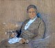 Schjelderup, 
Leis (1856 - 
1933) Danmark: 
Portræt af en 
kvinde. Pastel 
på brunt papir. 
Signeret ...