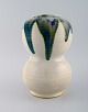 Europæisk 
studio 
keramiker. Stor 
unika vase i 
glaseret 
keramik. Smuk 
blågrøn 
løbeglasur på 
...