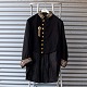 Antik britisk Gent Court Suit uniform i sort stof Uniformen har påsyede gyldne knapper med ...