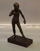 Steret Kelsey Balletpige 23 bronzefigur fra Den Kongelige Porcelænsfabrik no  438 af 500 på ...