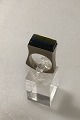 Georg Jensen Sterling Silver modern Ring no 180 with Stone.Weight is 16.86 gram / 0.59 ...