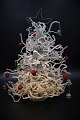 Old "Christmas 
tree" from the 
50s. made of 
metal wire and 
lots of small 
clear glass 
beads, ...