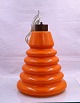 Loftslampe
Orange glas