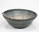 Stor grå 
keramik skål 
dekoreret med 
mønster 
indvendigt af 
Weiss. Skålen 
er i flot brugt 
stand.