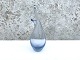 Holmegaard, Næb 
vase, Duckling, 
Akva blå, 20cm 
høj, Design Per 
Lütken *Pæn 
stand*