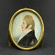 Højde 8,5 cm.Bredde 6,5 cm.Fint miniature portræt af John Fane, Jarl af Westmorland.John ...