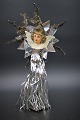 Old "top star" 
for the 
Christmas tree 
in silver foil 
and tinsel with 
angels gloss 
image. H:38cm. 
...