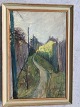 Martinus 
Hougaard 
(1897-1956):
Landskab fra 
Saint Cloud - 
sydvest for 
Paris 1921.
Olie på ...