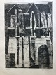 Eigil Wendt 
(1922-99):
Komposition 
med 
bygningsværker.
Radering på 
papir.
Sign.: Eigil 
...