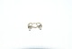 Øreringe  med perle 14 karat guld
Stemplet 585
