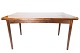 Spisebord med 
hollandsk 
udtræk i 
palisander af 
dansk design 
fra 1960erne. 
Bordet er i 
flot brugt ...