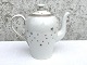 Bing & 
Grøndahl, 
Mælkevejen, 
Kaffekande 
#91A, 18cm høj, 
25cm bred, 
1.sortering 
*med lidt 
slidsspor*