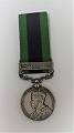 Indien Medalje 1908-1935, Waziristan 1919-21. Indgraveret i kanten 28 SOWAR KHAZAN SINGH - 21 CAVY.