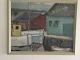 Parmo Baslund 
(født 1928):
Havneparti
Olie på plade,
Sign.: Parmo 
Baslund
39x50 (44x55)