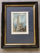 Adolphe 
Rouargue 
(1810-70):
Katedralen i 
Anvers, 
Antwerpen, 
Belgien 1855.
Koloreret 
kobberstik ...