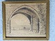 Peter Toft 
(1825-1901):
Landskab med 
byport.
Betegnet 
utydeligt - 
"Gate....
Tower"??
Akvarel ...