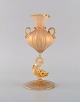 Barovier og 
Toso, Venedig. 
Sjælden 
organisk formet 
vase i 
mundblæst 
kunstglas. 
Italiensk 
design, ...