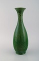Fransk keramiker. Unika vase i glaseret keramik. Smuk glasur i grønne nuancer. 
1930/40