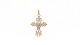 Elegant pendant Cross 14 carat gold