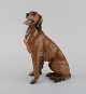 Classic Rose Collection. Rosenthal Group. Hund i håndmalet porcelæn. Midt 
1900-tallet.
