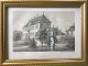 Alexander Nay 
(1822-83):
Ledreborg Slot 
ca 1850.
Litografi 
efter tegning 
af Frederik 
Christian ...