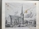 Frederik 
Emanuel Bording 
(1817-84):
Radsted Kirke 
på Lolland.
Radering på 
papir.
F.E. ...