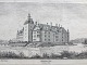 Ubekendt 
kunstner (19 
årh):
Nykøbing Slot 
1749.
Litografi på 
papir.
Efter Laurids 
de Thurahs ...