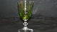 Grønt 
hvidvinsglas 
#Eaton Glas fra 
Lyngby Glasværk
Højde 12,7 cm
Pæn og 
velholdt stand