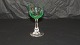Hvidvinsglas 
Grøn #Derby 
Glas fra 
Holmegaard
Højde 12 cm 
Pæn og 
velholdt stand