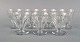 Baccarat, 
Frankrig. Syv 
Tallyrand glas 
i klart 
mundblæst 
krystalglas. 
Midt 
1900-tallet.
Måler: ...