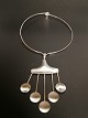 Sterling silver necklace with pendant H.S. 925s