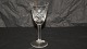 Portvinsglas 
#Antik glas fra 
Holmegaard 
Glasværk.
Med rudeformet 
felter og fane 
slibning, ...