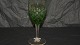 Hvidvinsglas 
Grøn #Antik 
glas fra 
Holmegaard 
Glasværk.
Med rudeformet 
felter og fane 
slibning, ...