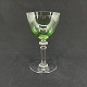 Smooth Rosenborg green white wine glass
