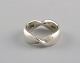 Georg Jensen ring in turned sterling silver. Model 308. Late 20th Century.
