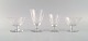 Saint-Louis, 
Frankrig. Fire 
glas i klart 
mundblæst 
krystalglas. 
1930'erne.
Største glas 
måler: ...