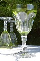 Lalaing glas. 
Flotte 
hvidvinsglas 
med grøn 
overfang, højde 
13cm. diameter 
7cm. produceret 
 på ...