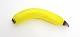 Kosta Boda, Sweden, Frutteria, Glasfrugter designet af Gunnel Sahlin.Banan. Længde 21 cm. ...