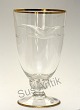 Lyngby glas, 
Måge glas med 
guldkant og 
mågeslibning.
Ølglas, højde 
13,8 cm. Pris: 
100 kr. pr. ...