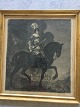 Axel Hou (1860-1948):HM Kong Christian IV til hest 1929.Efter maleri ca. 1643 på ...