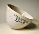 Sjælden latex 
gummi opsamler 
kop af 
porcelæn, ca. 
1940 fra 
Firestone 
Plantagen, 
Liberia. H. 8,5 
...