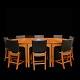 Kaare Klint KK4036 Addtion spisebord/konferencebord i massiv mahogni med otte spisebordsstole ...