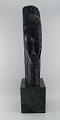 Amedeo Clemente Modigliani (1884–1920) d´après. "Tête de jeune femme". Stor bronzeskulptur i ...