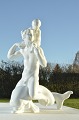 B&G figurine 
porcelain Man 
on dolphin no. 
4056. Height 40 
cm. 15 3/4 
inches. 1. 
Quality, fine 
...