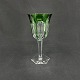Højde 15 cm.
Grønne 
Malmaison 
hvidvinsglas 
fra Baccarat.
Glassene er 
mundblæst 
krystalglas ...