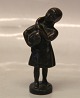 Lille Bronze 10 cm Leda og Svanen eller gåsepigeFin stand ingen  stempler
