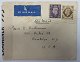 Helsag. Air mail brev fra England til USA. Stemplet Kensington. Oktober 1940. Censureret. Opened ...