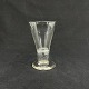 Højde 11 cm.
Frimurerglas 
optrådte første 
gang i 
Holmegaards 
katalog i 1853. 
Efter år 1900 
...