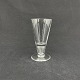 Højde 10,5 cm.
Frimurerglas 
optrådte første 
gang i 
Holmegaards 
katalog i 1853. 
Efter år 1900 
...